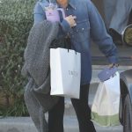 Hilary Duff in a Blue Denim Shirt Was Seen Out in Beverly Hills 12/06/2023