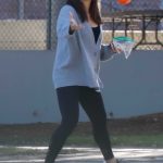 Jenna Dewan in a Grey Cardigan Was Seen Out in Los Angeles 12/16/2023