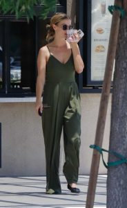 Joanna Krupa in an Olive Catsuit