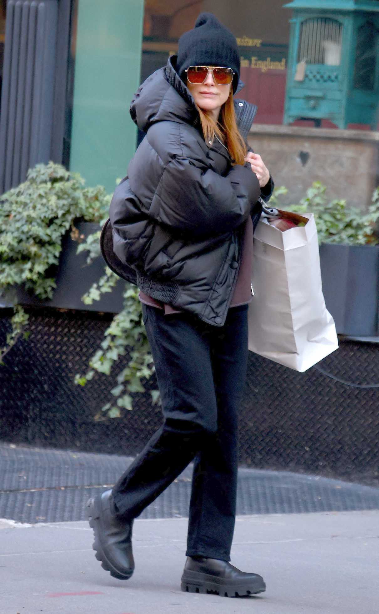 Julianne Moore in a Black Jacket