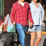 Kate Bosworth in a Denim Shorts Was Seen Out with Her Husband Justin Long in Pasadena 12/28/2023