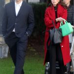 Katherine Schwarzenegger in a Red Coat Was Seen Out with Chris Pratt on Christmas Eve in Los Angeles 12/24/2023