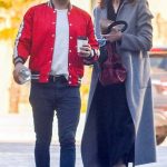 Mandy Moore in a Grey Coat Heads to Soundcheck with Her Husband Taylor Goldsmith at the Bellwether in Los Angeles 12/09/2023