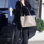 Maria Shriver in a Black Sneakers Stopped by the Nail Salon in Los Angeles 12/27/2023
