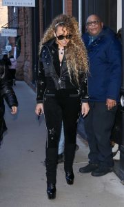 Mariah Carey in a Black Outfit