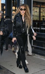 Mariah Carey in a Black Outfit