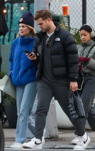 Meghann Fahy in a Blue Jacket