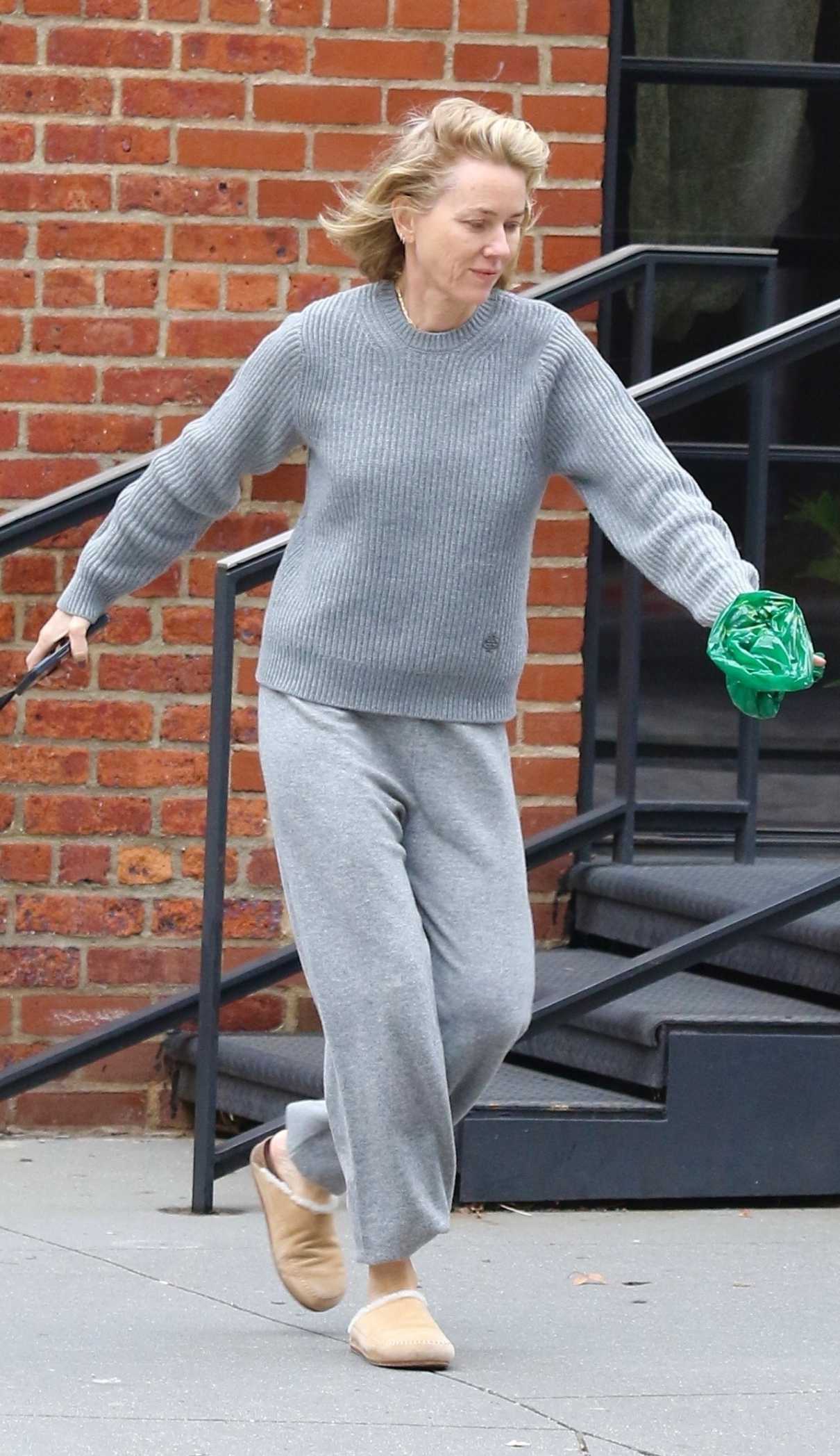 Naomi Watts in a Grey Sweatpants