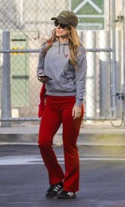 Olivia Wilde in a Red Pants