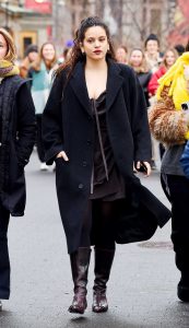 Rosalia in a Black Coat