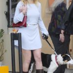 Ava Phillippe in a White Dress Was Seen Out in Santa Monica 01/13/2024