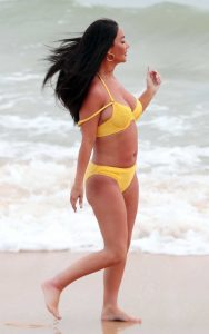 Chelsee Healey in a Yellow Bikini