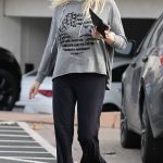 Heather Locklear in a Black Beanie Hat Exits a Meeting in Malibu 01/18/2024