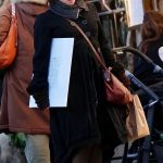 Helena Bonham Carter in a Black Coat Was Seen Out in London 01/18/2024