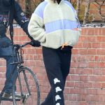 Helena Christensen in a Black Sweatpants Was Seen Out in New York 01/17/2024