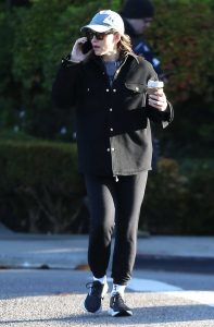 Jennifer Garner in a Blue Cap