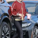 Kate Mara in a Black Leggings Was Seen Out in Los Feliz 01/05/2024