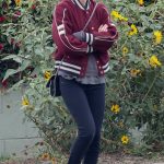 Kate Mara in a Maroon Jacket Was Seen Out in Los Feliz 01/17/2024