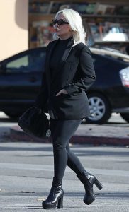 Lady Gaga in a Black Blazer