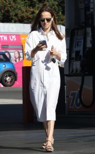 Natalie Portman in a White Dress