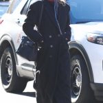 Rita Ora in a Black Coat Was Seen Out in Manhattan’s Soho Neighborhood in New York City 01/02/2024