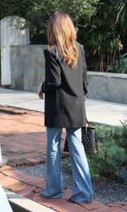 Chrissy Teigen in a Black Blazer
