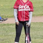 Gina Rodriguez in a Baseball Uniform Was Seen on Set in Los Angeles 02/15/2024