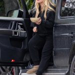 Hilary Duff in a Black Sweatsuit Was Seen Out in Los Angeles 02/07/2024
