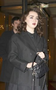 Maisie Williams in a Black Blazer