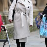 Shirley Ballas in a White Coat Was Seen Out in Liverpool 01/31/2024