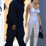 Bianca Censori in a White Body Was Seen Out with Kanye West in West Hollywood 03/22/2024