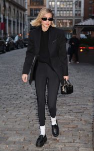 Gigi Hadid in a Black Blazer