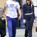 Kathryn Newton in a Black Cap Was Seen Out with Brandon Thomas Lee in Los Angeles 03/26/2024