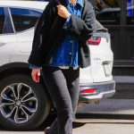Katie Holmes in a Black Cardigan Was Seen Out in New York 03/16/2024