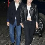 Kristen Stewart in a Black Leather Jacket Was Seen Out with Dylan Meyer in New York 03/12/2024