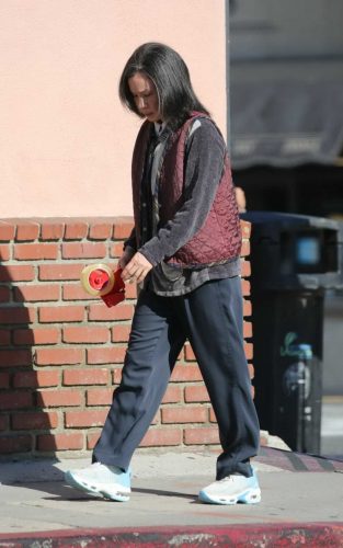 Lucy Liu in a Black Pants on the Set of the Rosemead in Los Angeles 03 ...