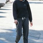 Mila Kunis in a Black Sweatshirt Was Seen Out for Lunch in Bel Air 03/14/2024