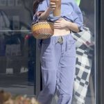 Scout Willis in a Blue Tee Was Spotted During a Coffee Run in Los Angeles 03/18/2024