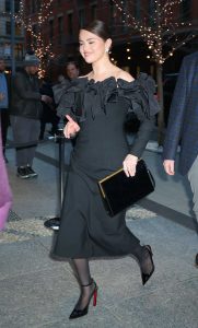 Selena Gomez in a Black Dress