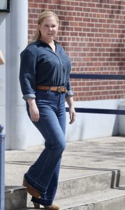 Amy Schumer in a Denim Outfit