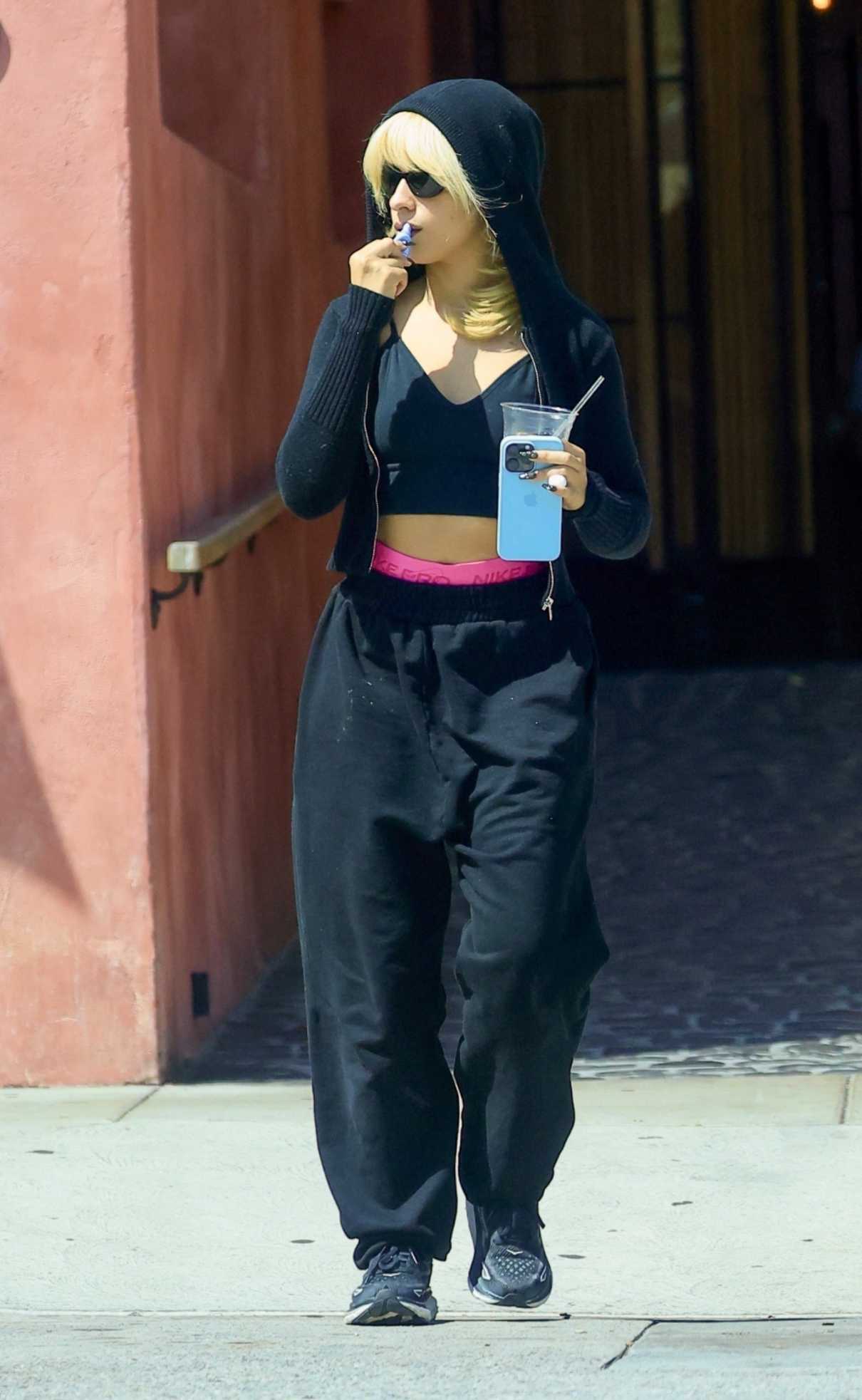 Camila Cabello in a Black Outfit