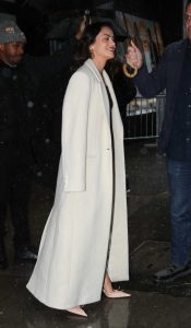 Camila Mendes in a White Coat
