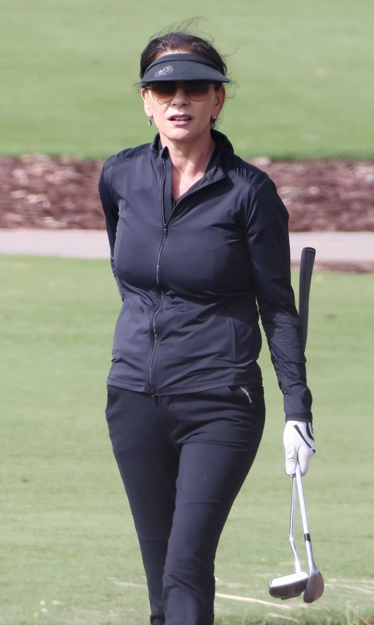 Catherine Zeta-Jones in a Black Outfit