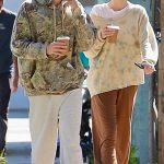 Delilah Hamlin in a Tan Sweatpants Was Seen Out with Henry Eikenberry in West Hollywood 04/03/2024