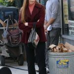 Elle Fanning in a Black Pants on the Set of A Complete Unknown with Timothee Chalamet in Passaic 04/11/2024