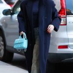 Jennifer Lopez in a Blue Coat Was Seen Out in New York 04/07/2024