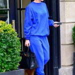 Jennifer Lopez in a Blue Sweatsuit Was Seen Out in New York 04/17/2024