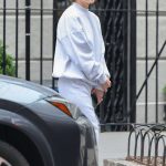 Jennifer Lopez in a Grey Sweatsuit Was Seen Out in New York 04/01/2024