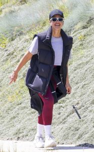 Jessica Alba in a Black Vest