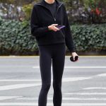 Karlie Kloss in a Black Sneakers Was Seen Out in SoHo in New York City 04/18/2024